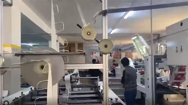 Máquina para hacer bolsas de papel, con función de impresión ZD-F350Q